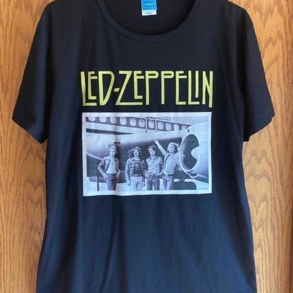 New Lg Led Zeppelin Plane Graphic Tshirt - image 5