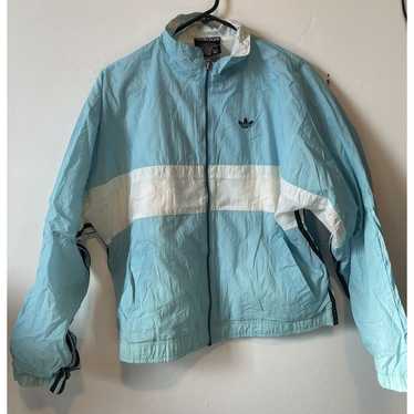 vintage adidas windbreaker jacket zip - image 1