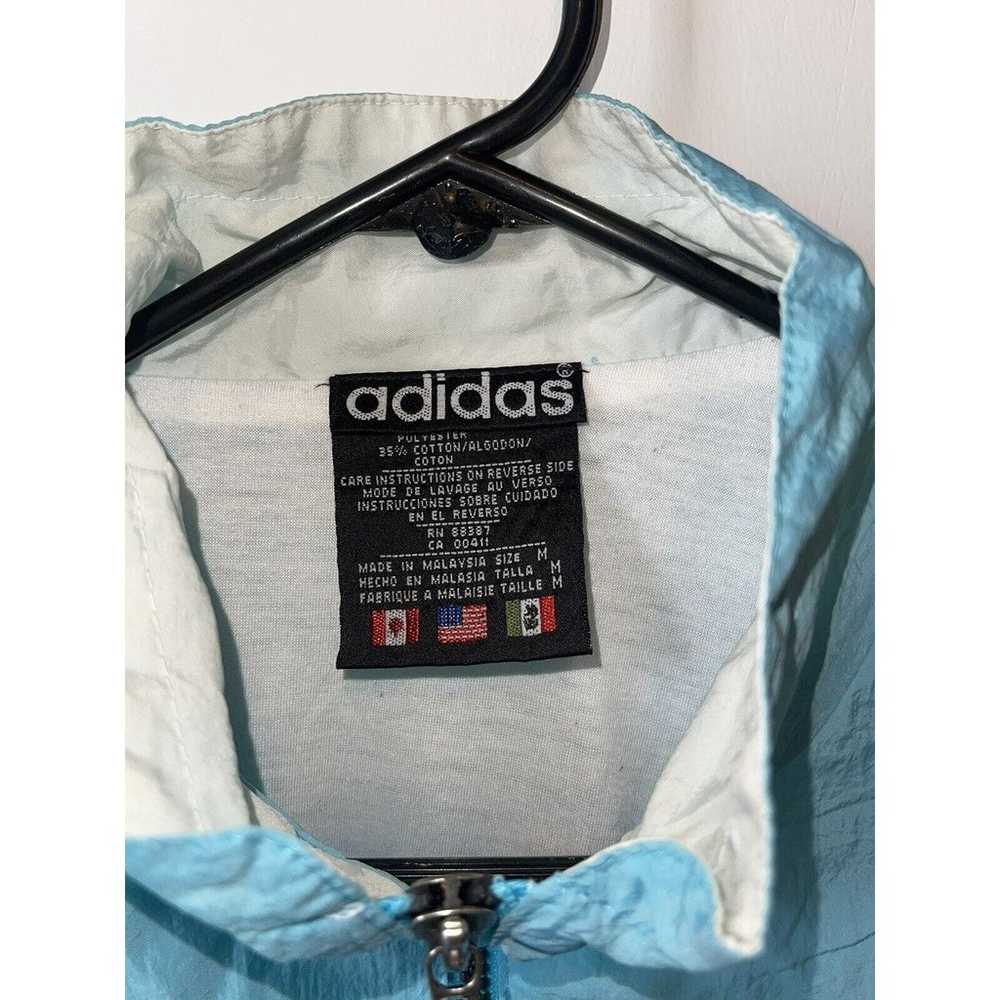 vintage adidas windbreaker jacket zip - image 4