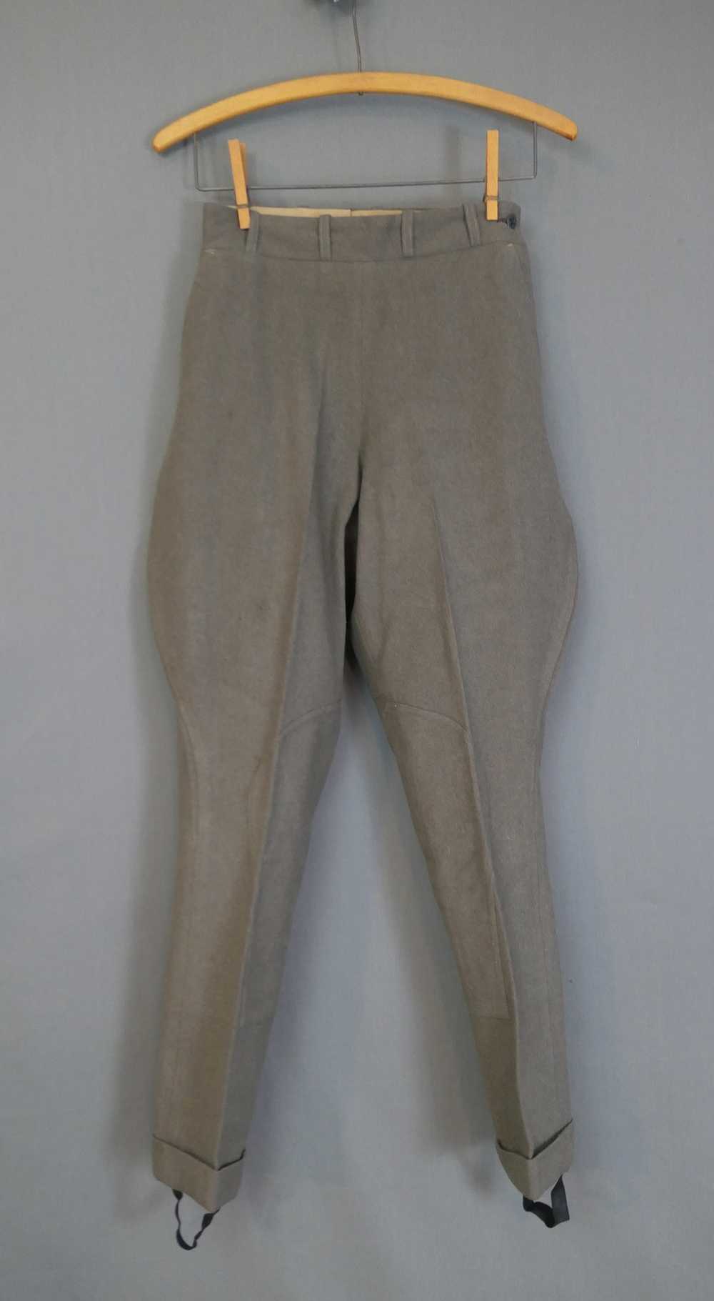 Vintage 1940s Riding Pants Jodhpurs, XS 23 in wai… - image 1