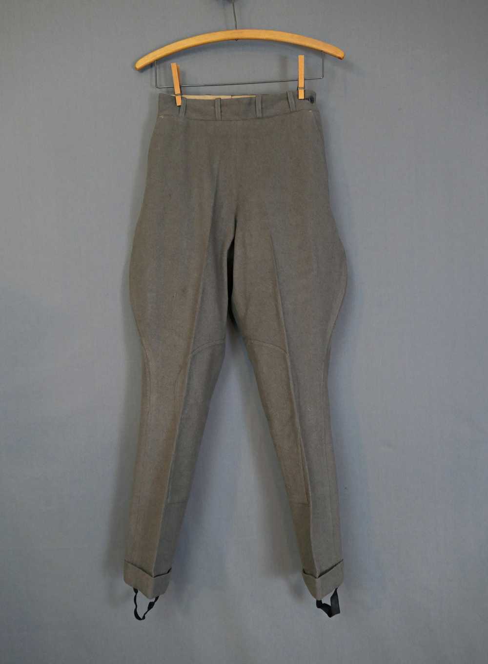 Vintage 1940s Riding Pants Jodhpurs, XS 23 in wai… - image 2