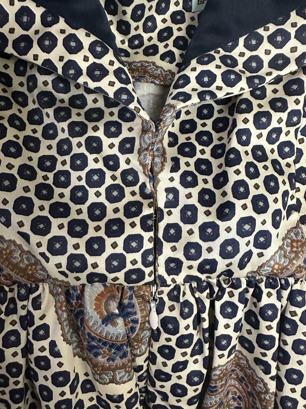 Late 1960s Geoffrey Beene Cotton Paisley Dress - image 6