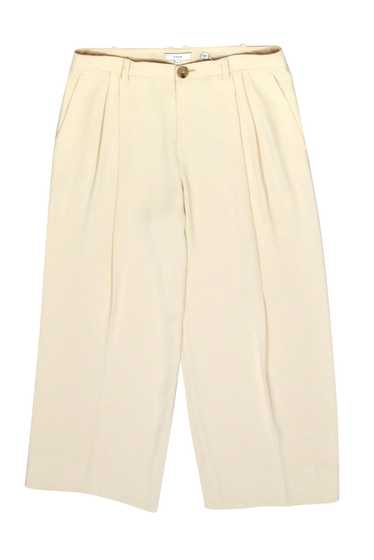 Vince - Cream Wide Leg Pleated Dress Pants Sz 10