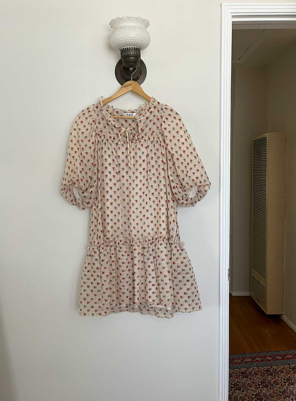 Sea NY Alexis Puff Sleeve Tunic Dress (XS) | Used… - image 3