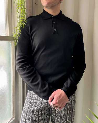 50s Black Banlon Pullover - image 1