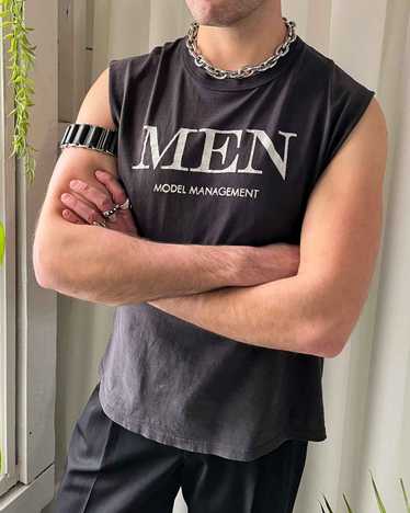 80s MEN Model Management Tank