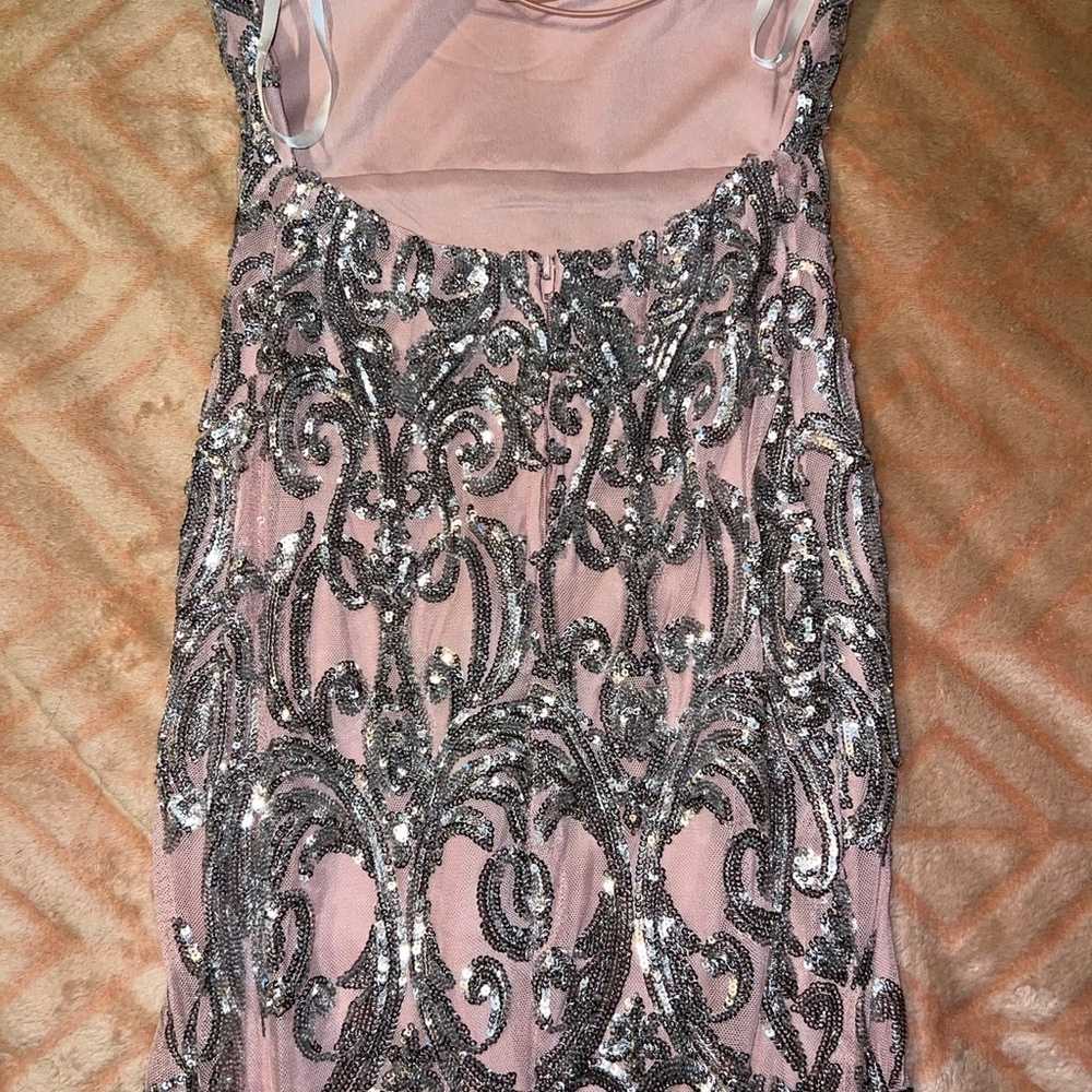 Pink and silver dress XS - image 7
