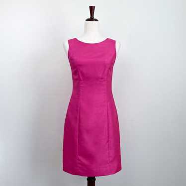 Lotus Grace Pink Silk Sleeveless Mini Dress