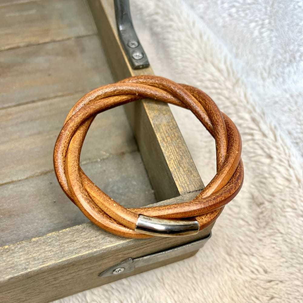 Hermès Leather bracelet - image 7