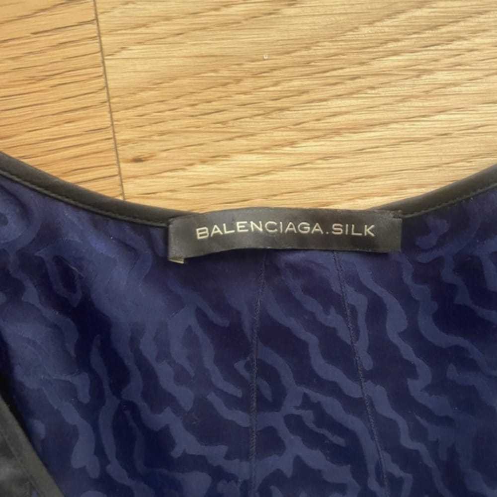 Balenciaga Silk mid-length dress - image 3