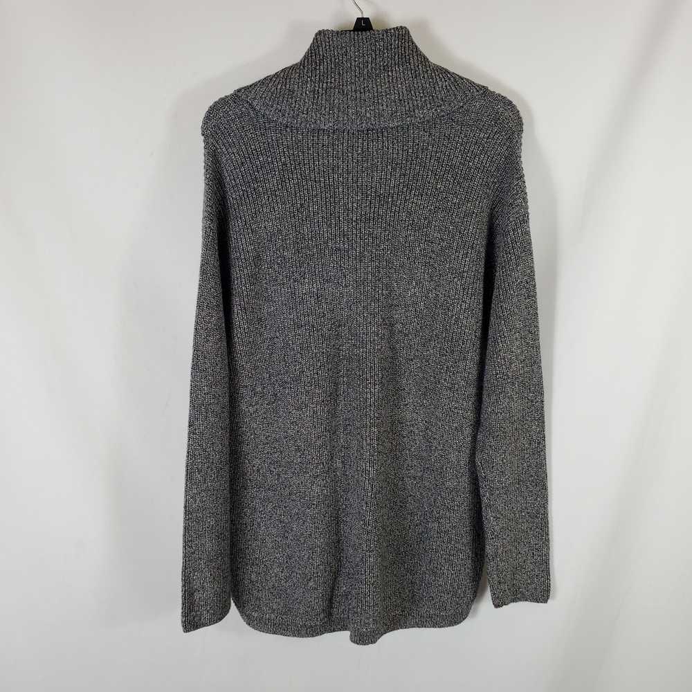 Talbots Women Grey Turtleneck Sweater L NWT - image 2