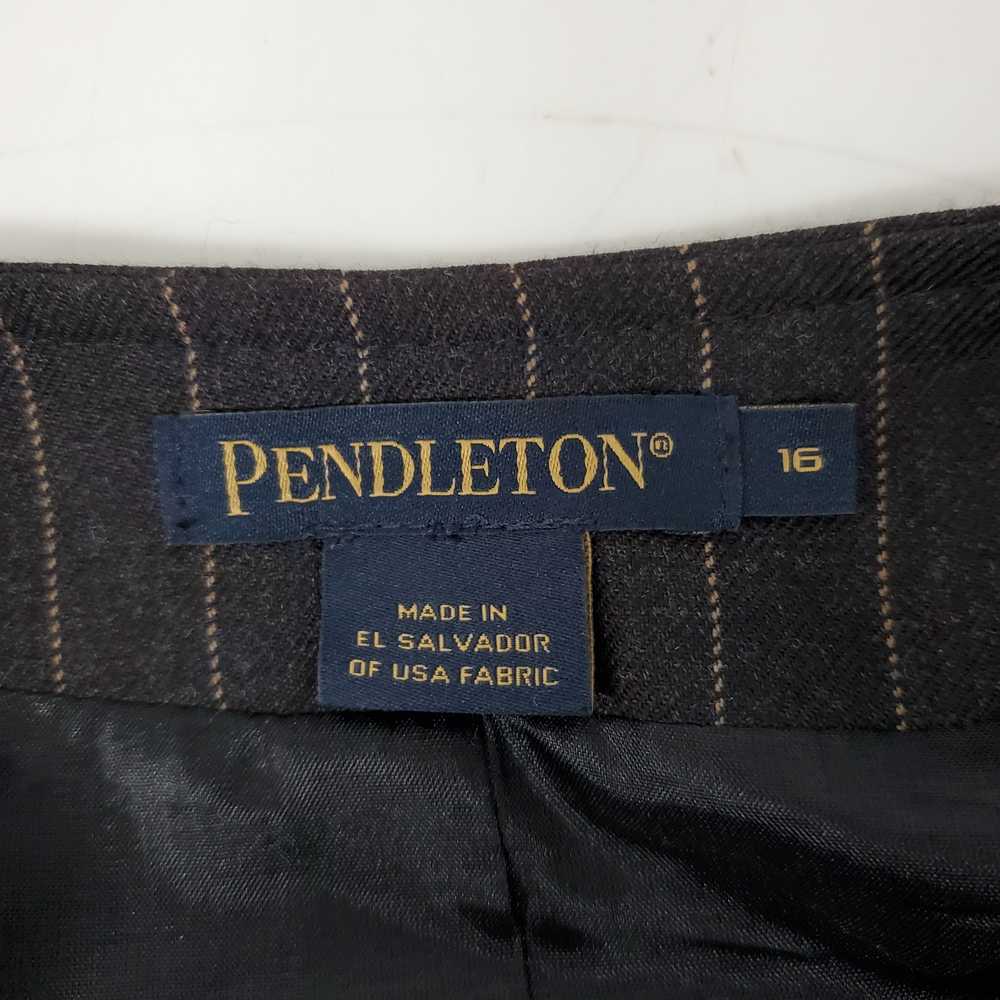 Pendleton WM's Gray Pin Stripe Bridget Jacket Siz… - image 3