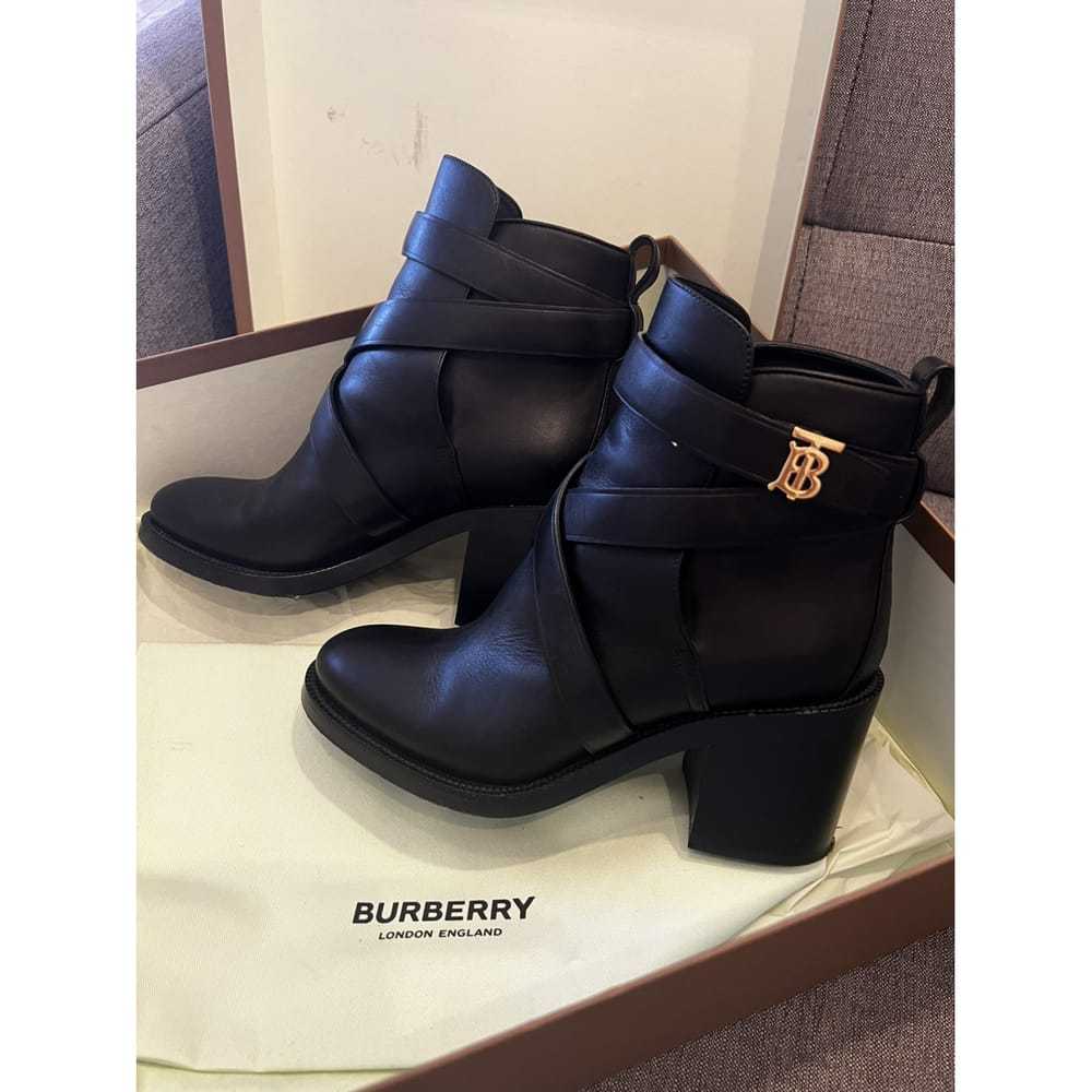 Burberry Leather biker boots - image 3