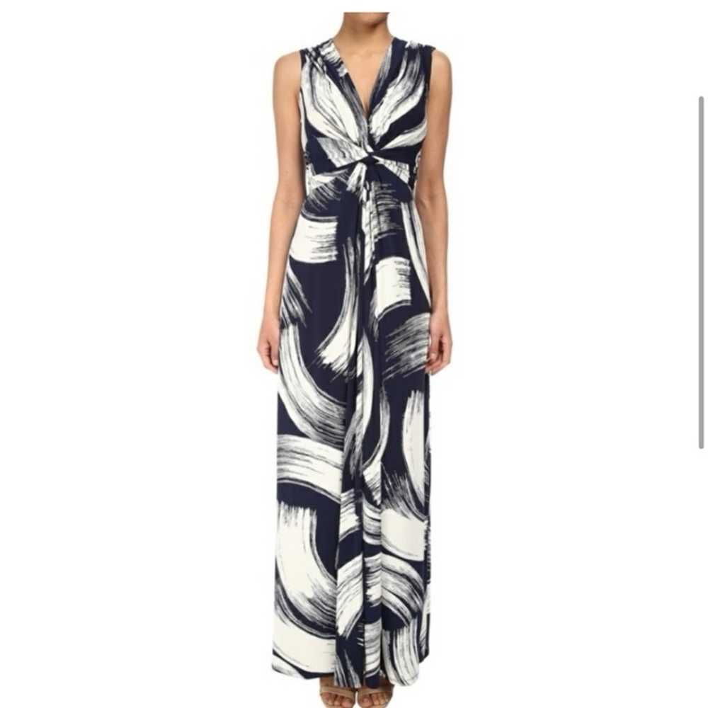 Eliza j Printed black and white Maxi Dress size m… - image 2