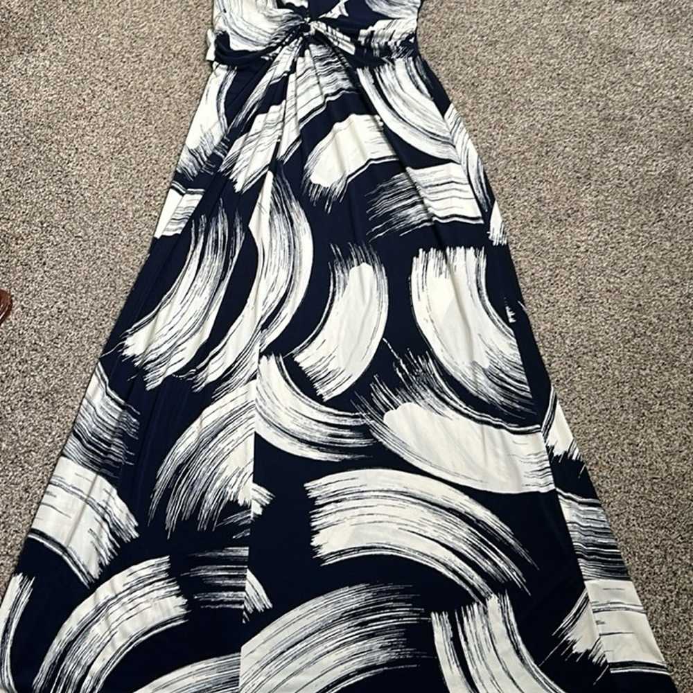 Eliza j Printed black and white Maxi Dress size m… - image 8