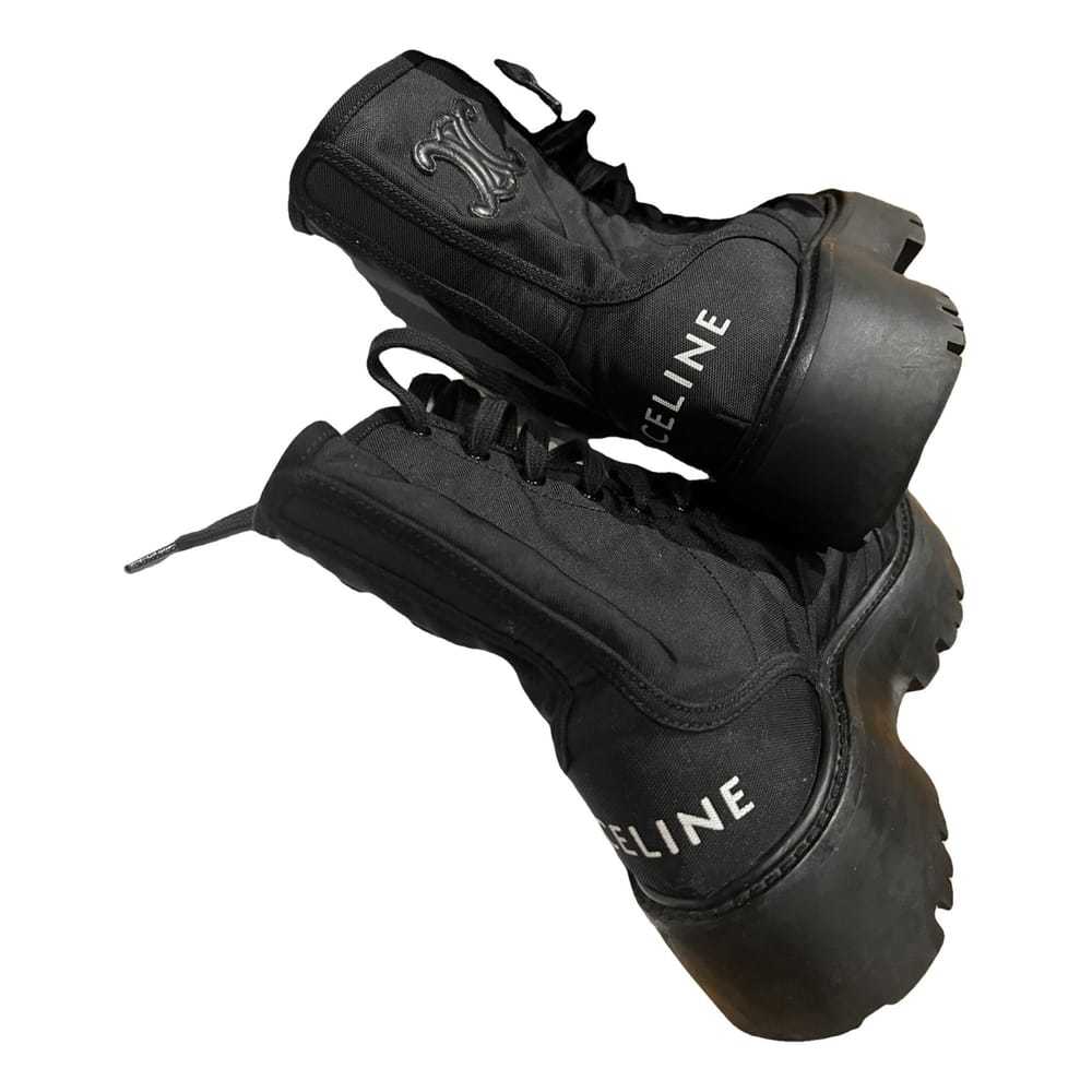 Celine Cloth biker boots - image 2