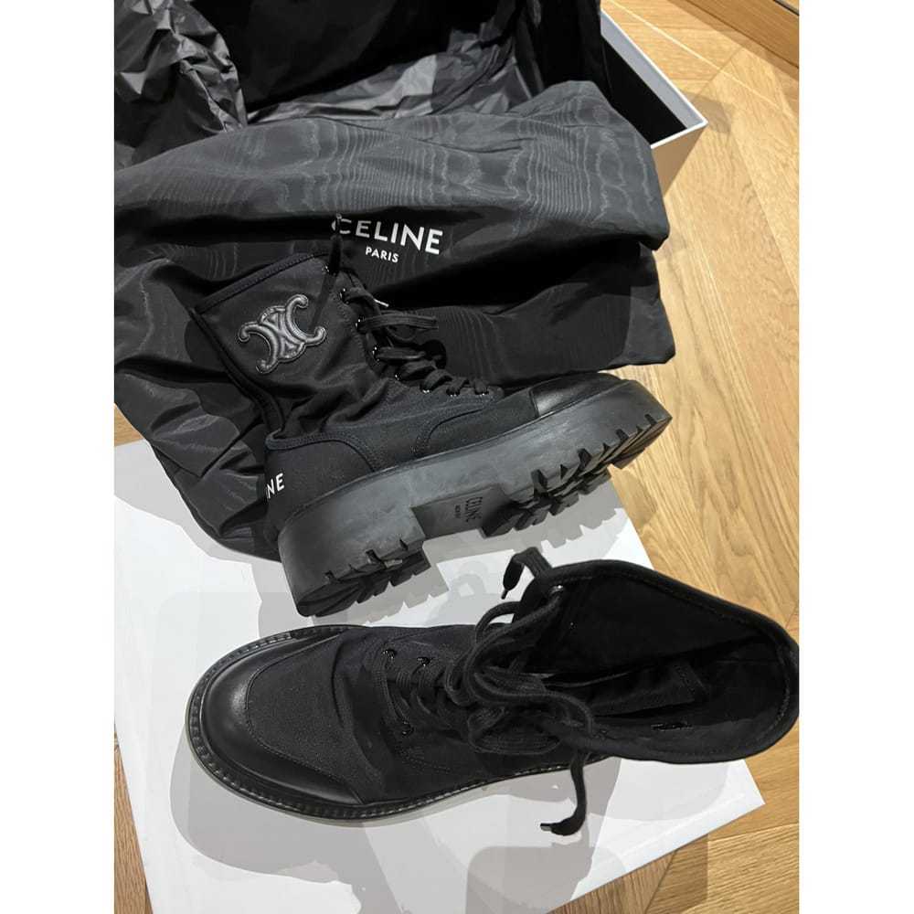 Celine Cloth biker boots - image 4