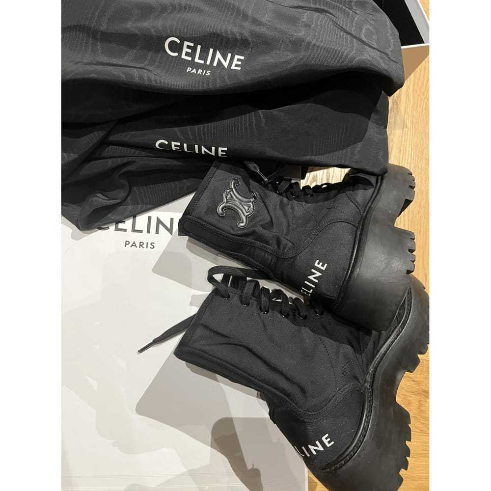 Celine Cloth biker boots - image 6