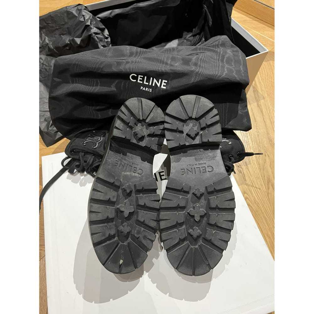 Celine Cloth biker boots - image 9