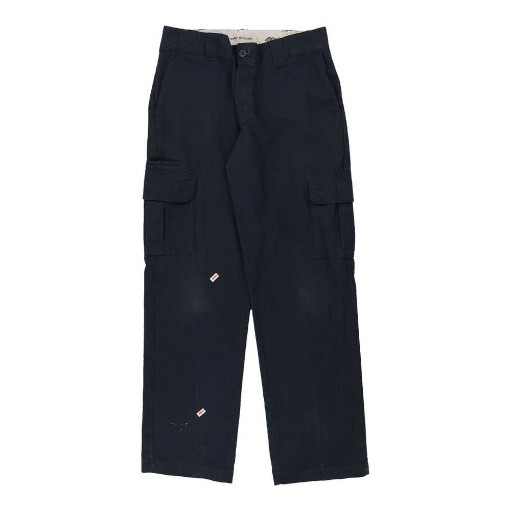 Dickies Cargo Cargo Trousers - 30W 30L Navy Cotton - image 2
