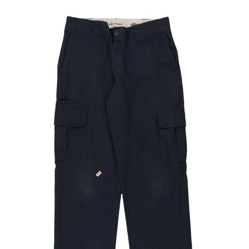 Dickies Cargo Cargo Trousers - 30W 30L Navy Cotton - image 5
