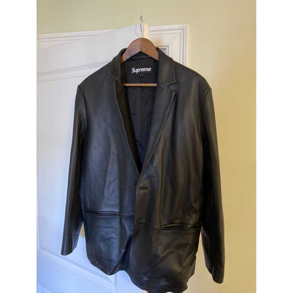 Supreme Leather jacket - image 5