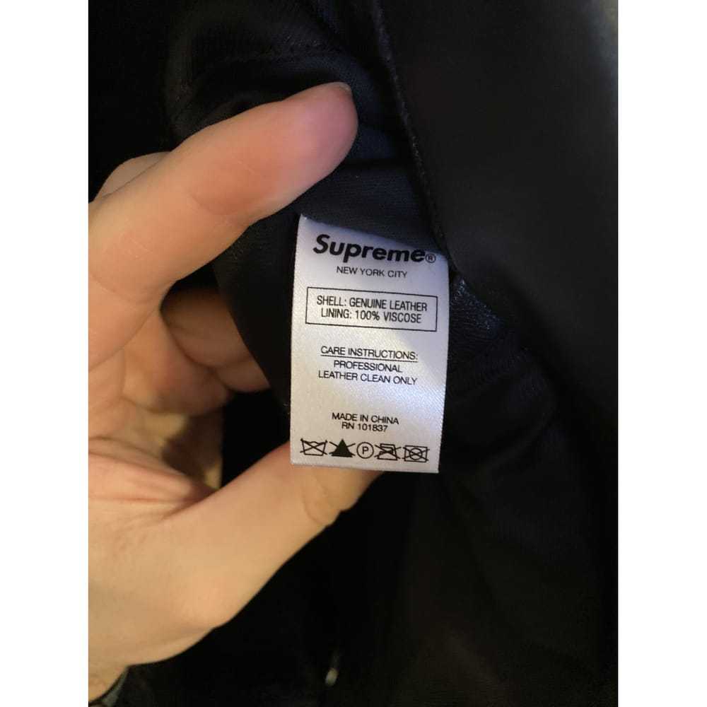 Supreme Leather jacket - image 6