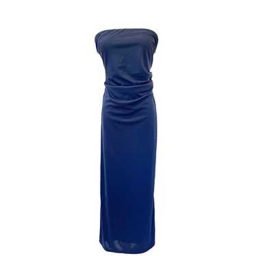 WAYF Blue Strapless Maxi Dress Small Night Out Si… - image 1