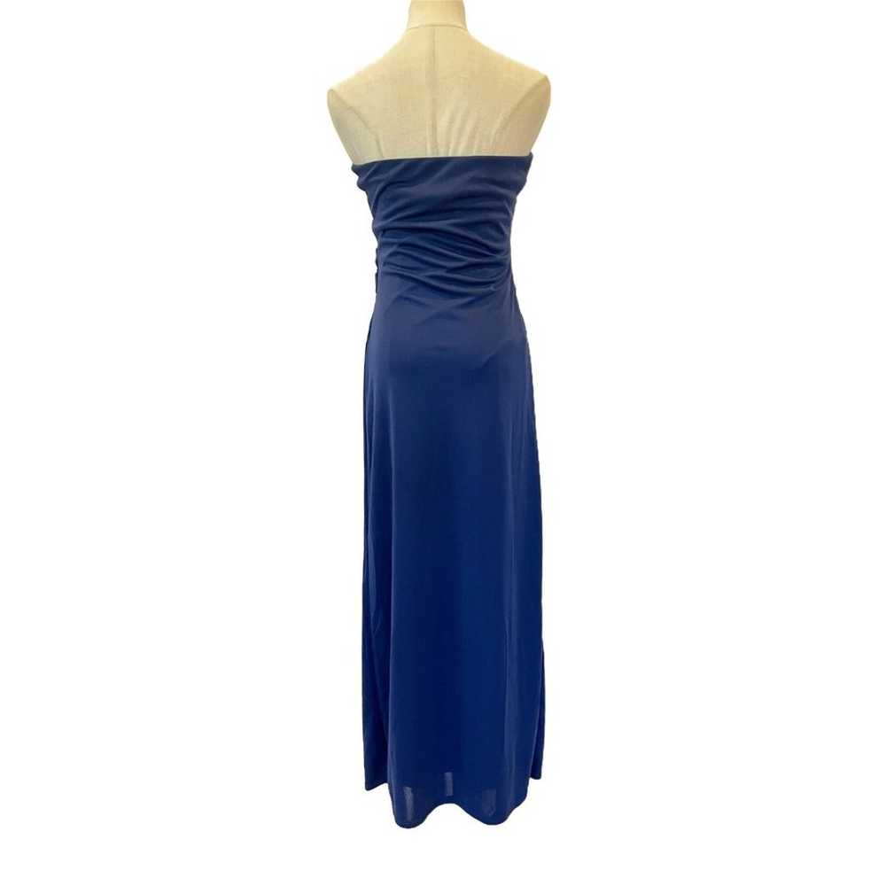 WAYF Blue Strapless Maxi Dress Small Night Out Si… - image 2