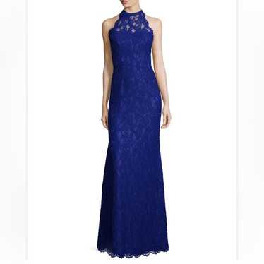 Nicole Miller l Halter Lace Mermaid Gown Size 4 - image 1