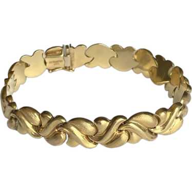 Yellow Gold 14K Vintage Chain Bracelet 14.62G Aura