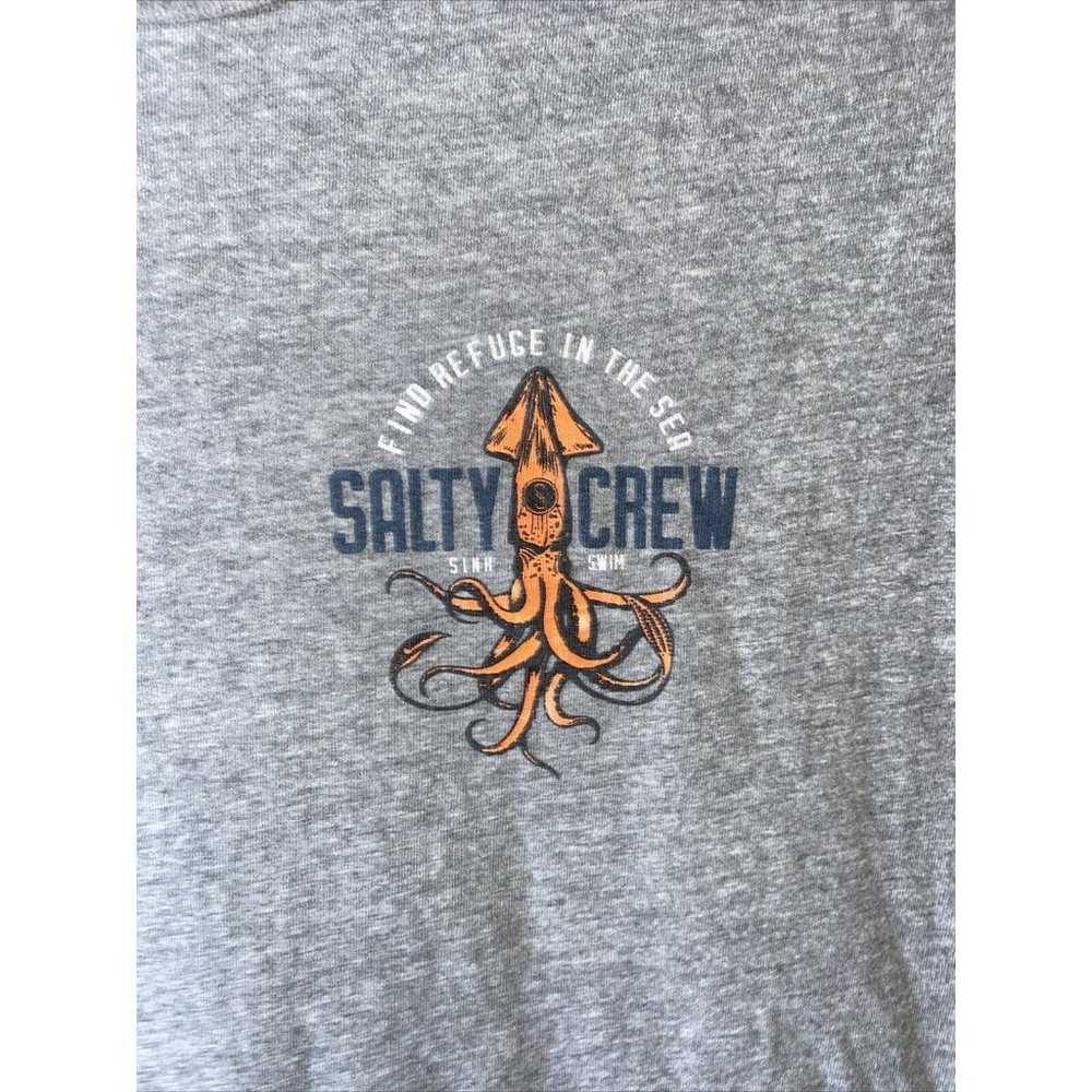 Salty Crew Colossal Squid Men's Small Gray Premiu… - image 2