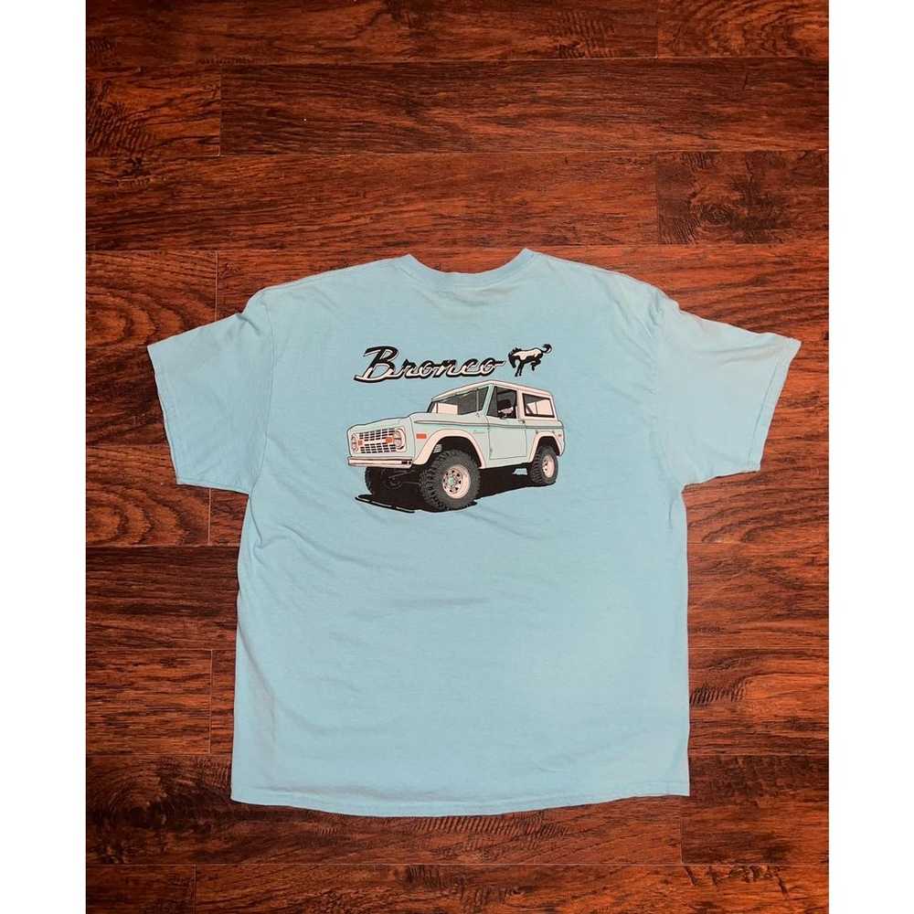 Ford Bronco Short Sleeve T Shirt Men's XL Blue - image 2