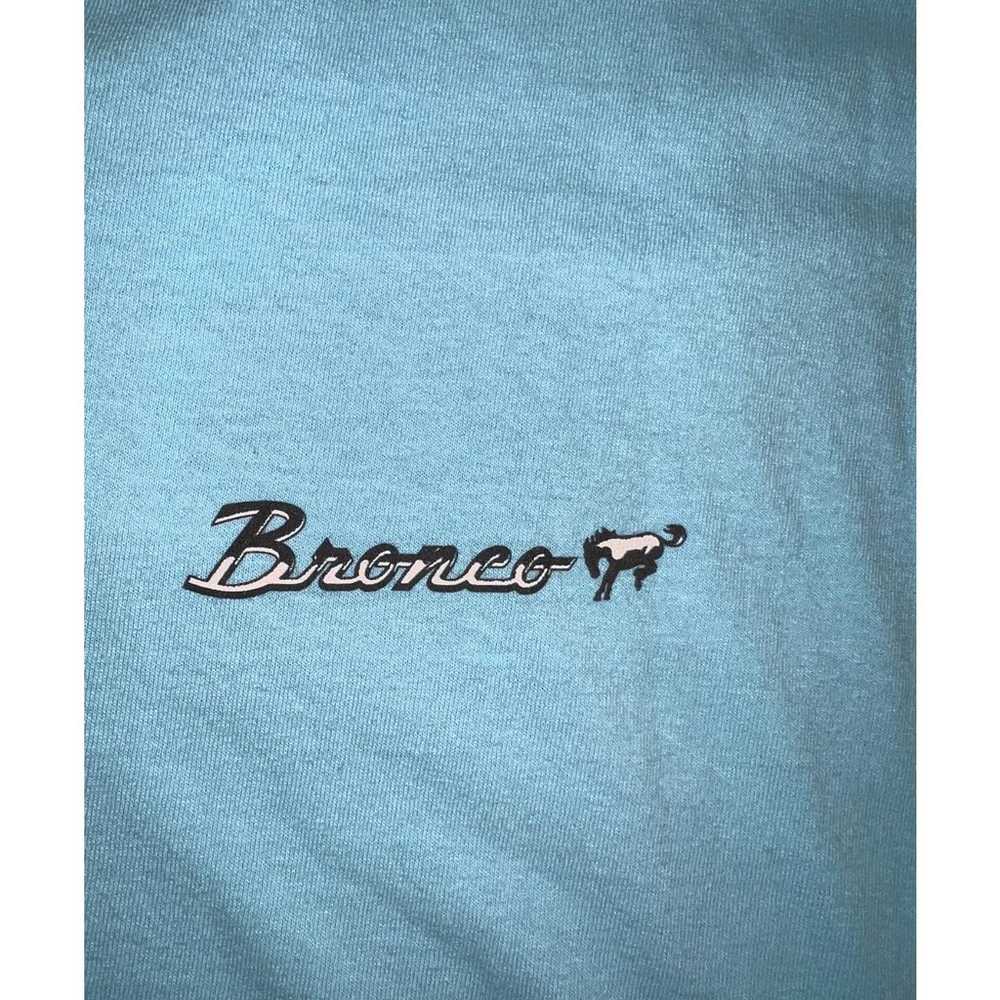 Ford Bronco Short Sleeve T Shirt Men's XL Blue - image 4