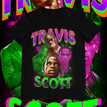 Travis Scott | Retro | Graphic T-shirt | Custom M… - image 1