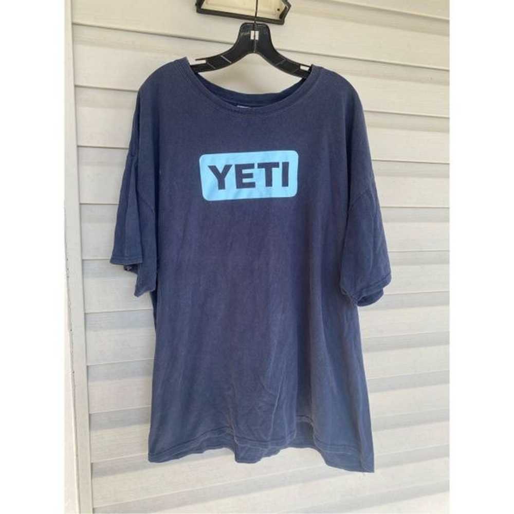 Yeti Navy Blue T-Shirt, Men's Size 3XL - image 1