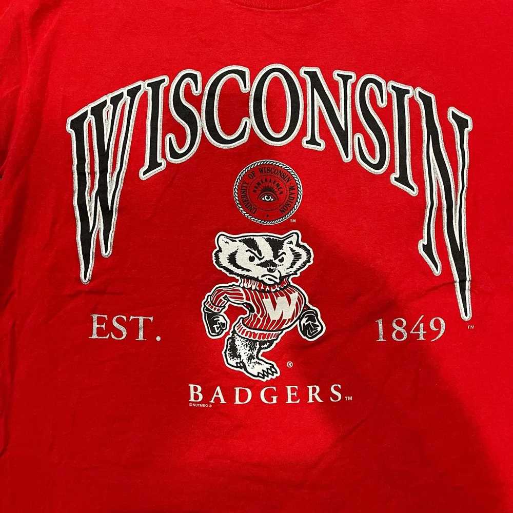 Vintage Wisconsin Badgers Graphic Tee - image 2