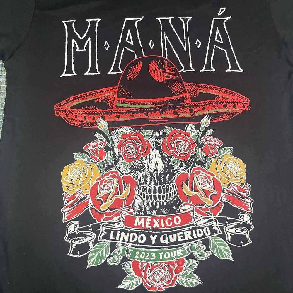 MANA Mexico Lindo y Querido 2023 Tour Black Shirt… - image 2