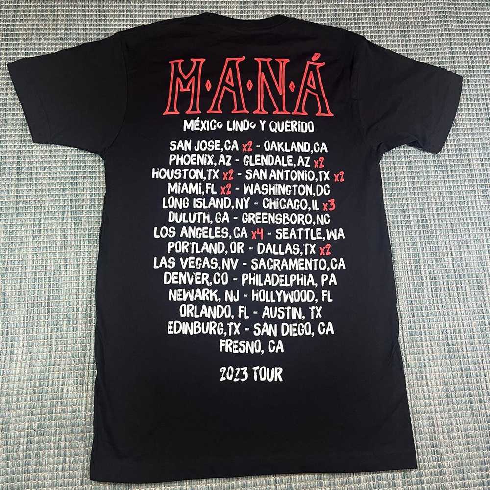 MANA Mexico Lindo y Querido 2023 Tour Black Shirt… - image 3