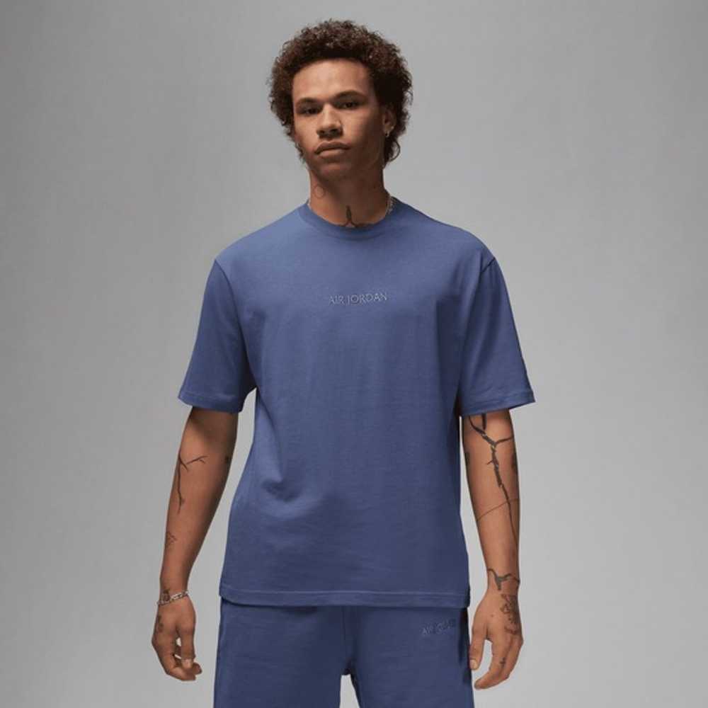 Jordan Nike Diffused Blue Wordmark Embroidered Lo… - image 1