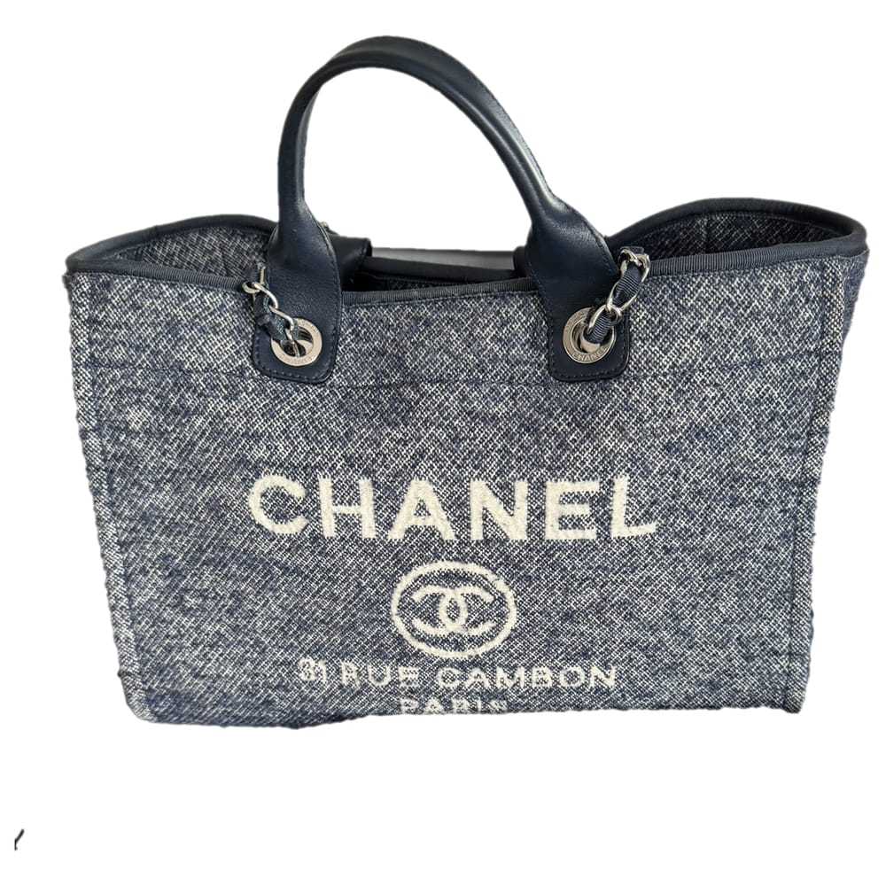 Chanel Deauville tweed tote - image 1