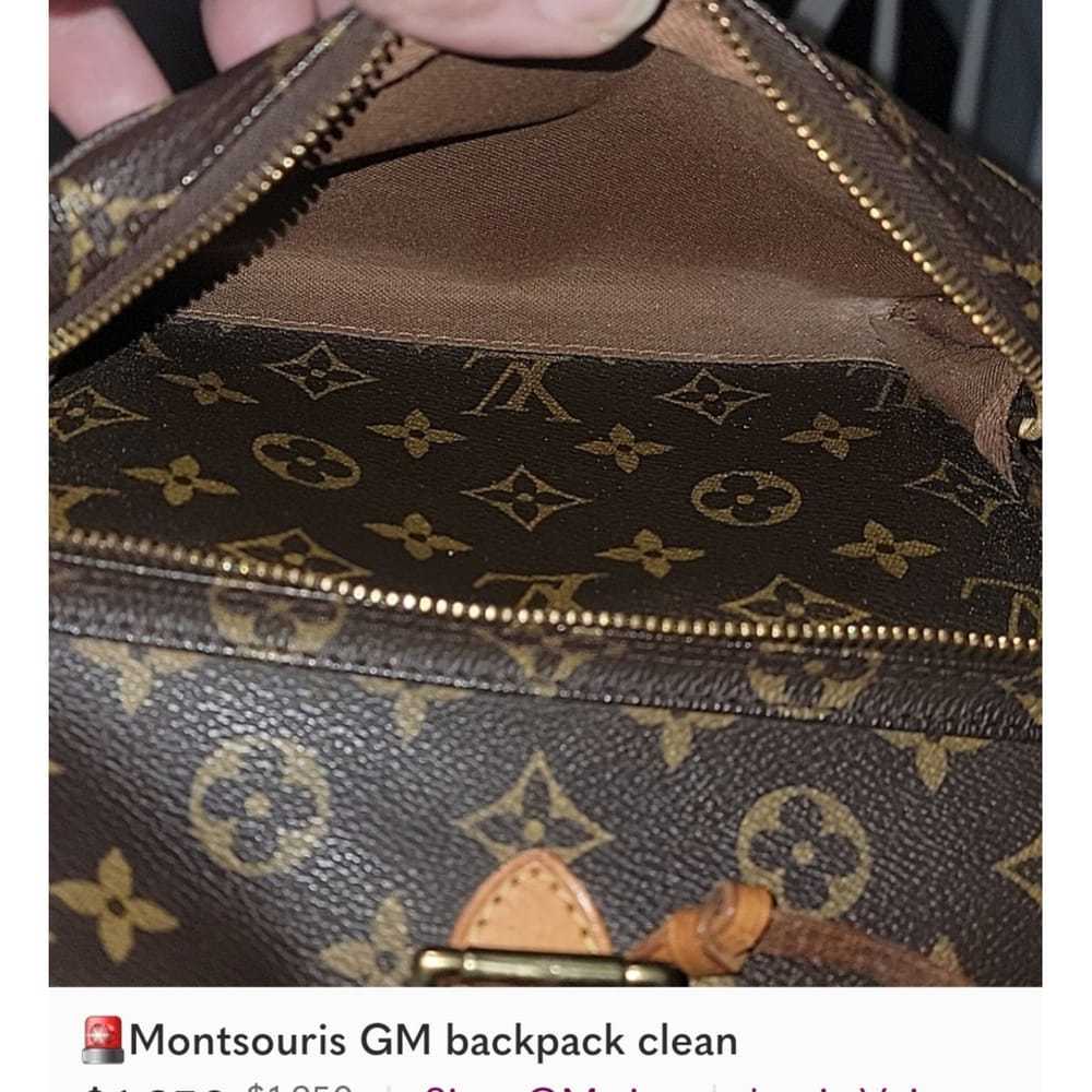 Louis Vuitton Montsouris Vintage cloth backpack - image 10