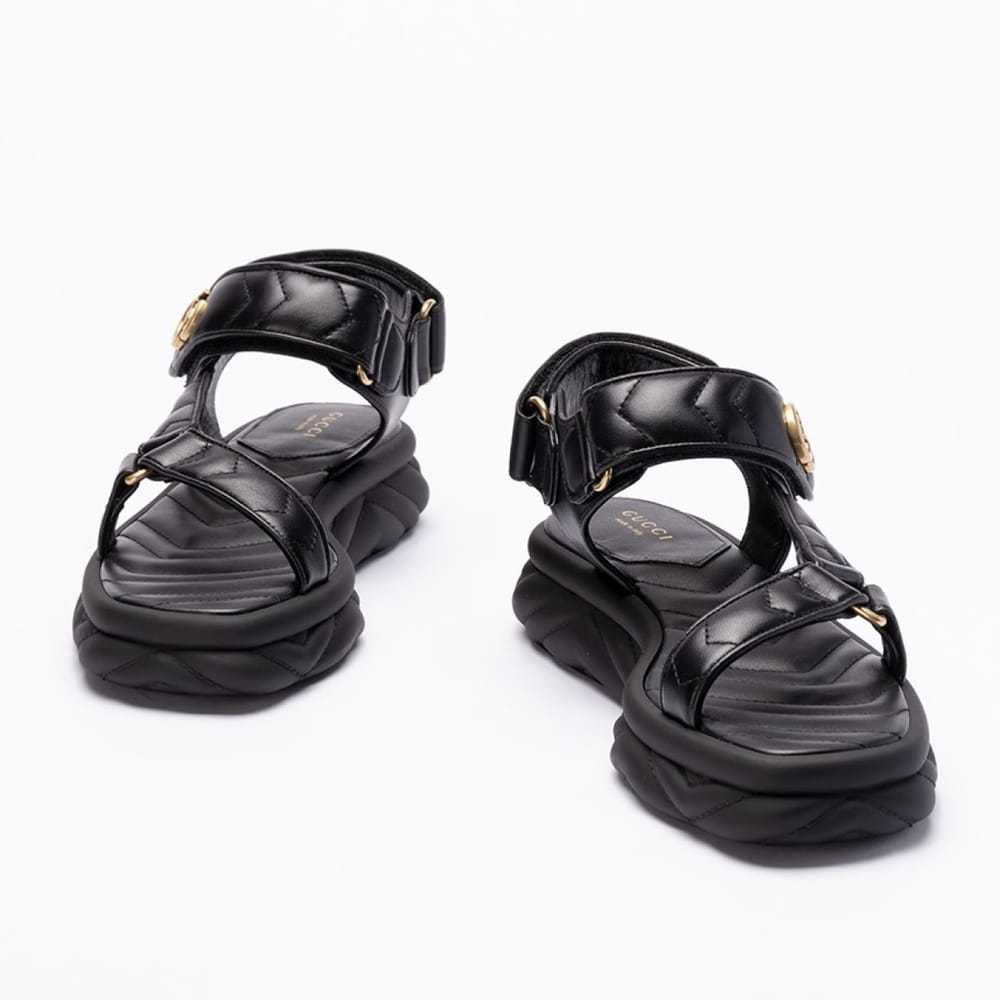 Gucci Marmont leather sandal - image 3