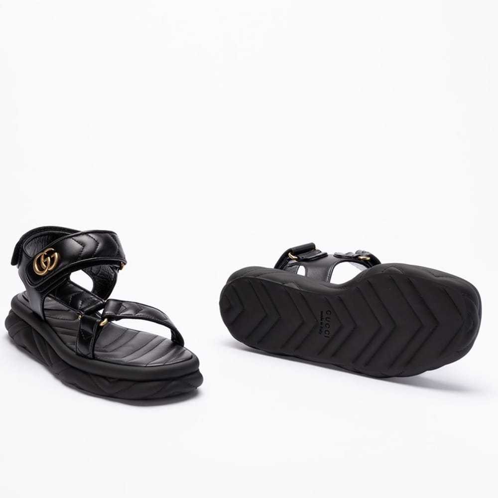 Gucci Marmont leather sandal - image 5