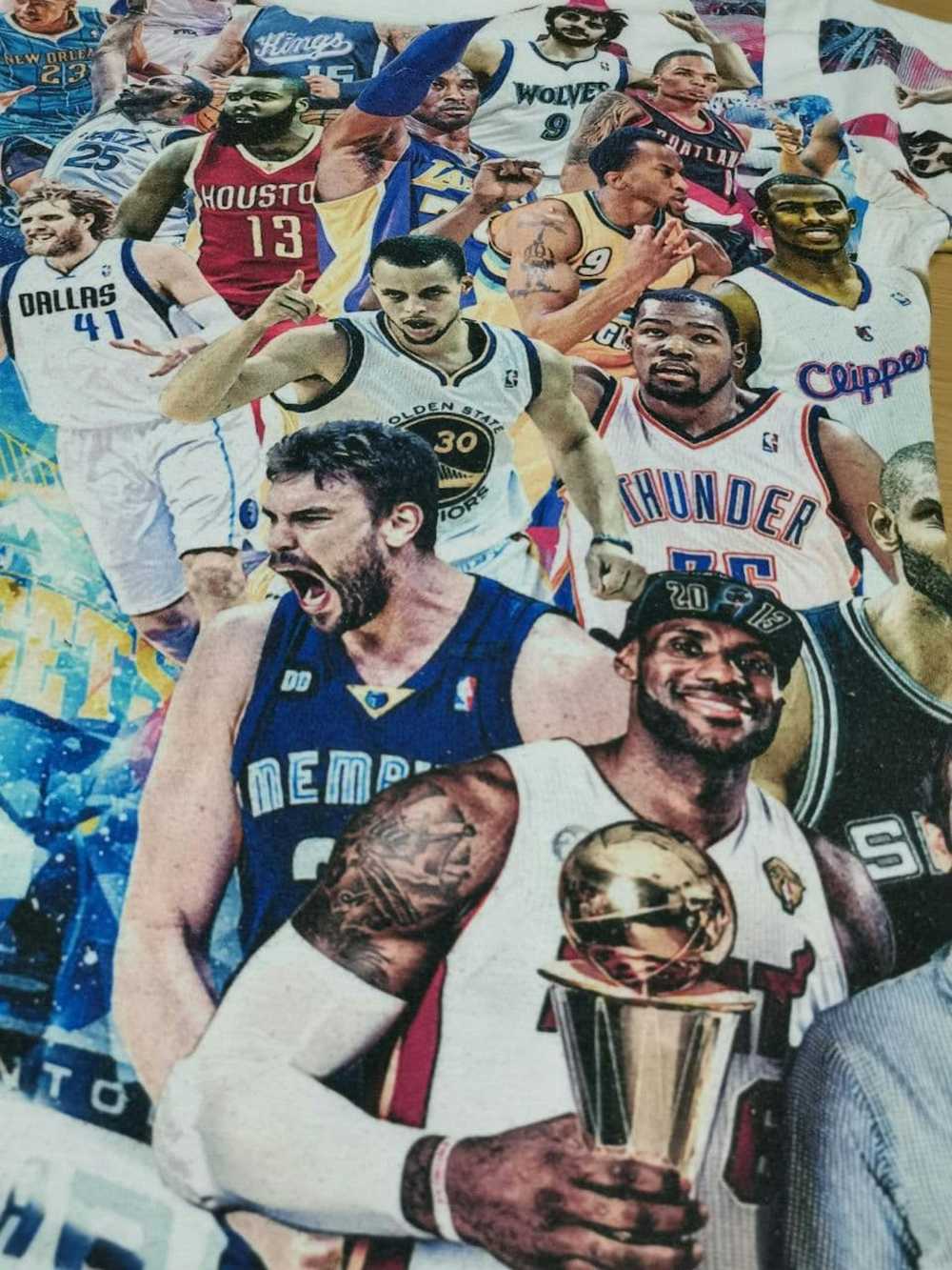Japanese Brand × NBA × Sportswear NBA fullprint v… - image 1