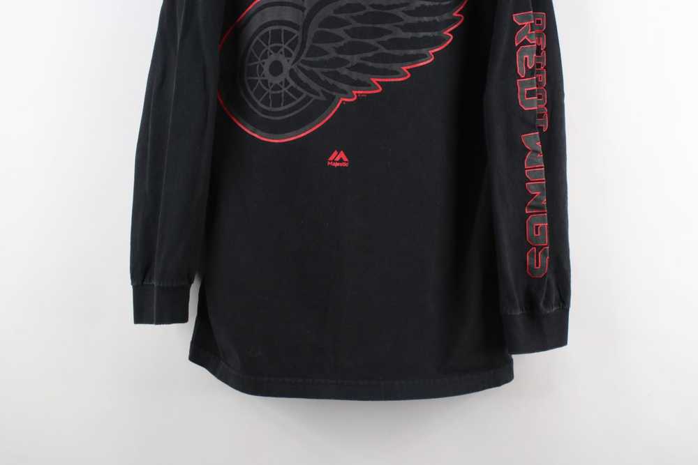 Majestic × Vintage Vintage Majestic Red Wings Hoc… - image 3