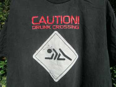 Alstyle × Vintage Caution ! Drunk Crossing - image 1