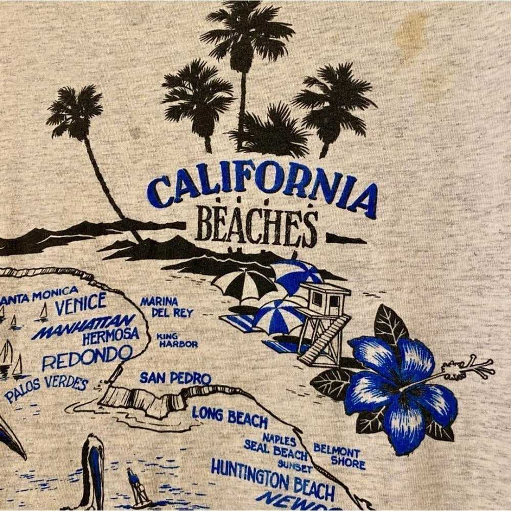 Vintage 90s California Beaches Single Stitch Heat… - image 8