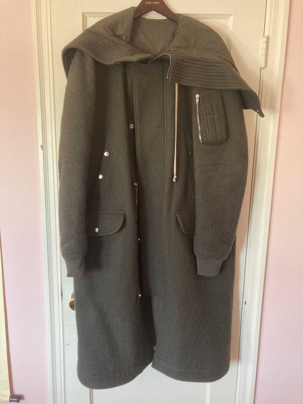 Rick Owens Boiled Wool Exploder Megaparka - image 2