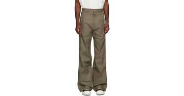 Rick Owens Rick Owens Drkshdw Khaki Pusher Jeans - image 1